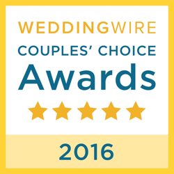 Wedding Wire Couples Choice Award for 2016