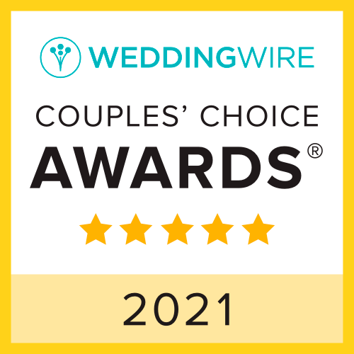Wedding Wire Couples Choice Award for 2021
